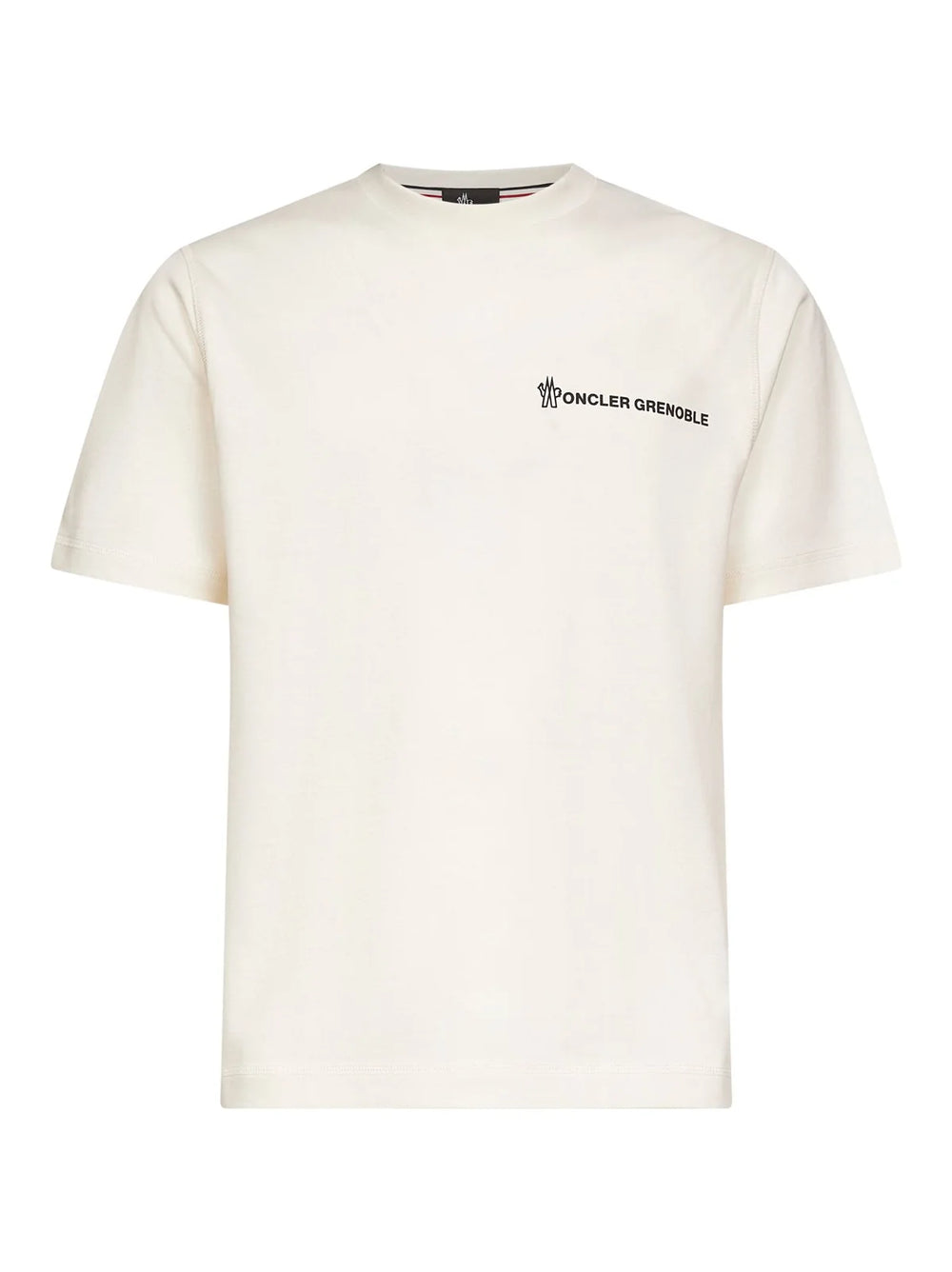 Moncler Grenoble Logo Detailed Crewneck T-Shirt ‘White’