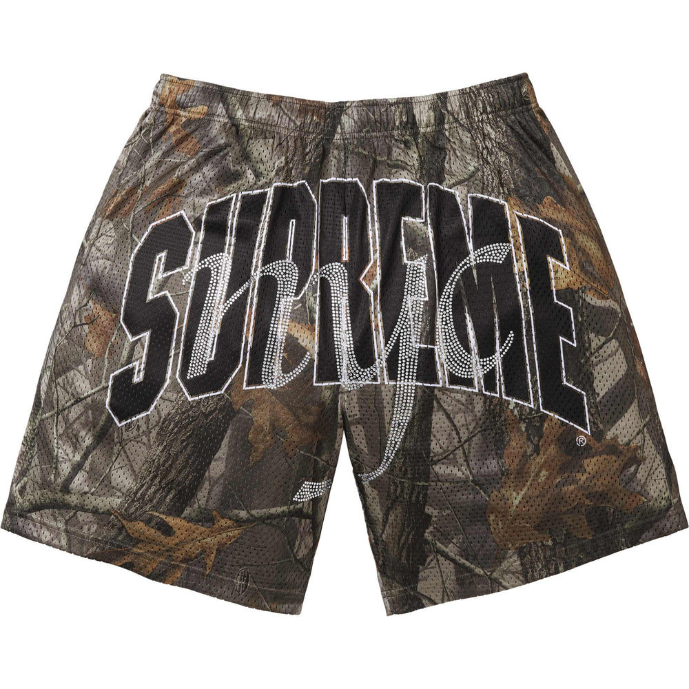 Supreme Rhinestone Mesh Short ‘Realtree Hardwoods Camo’
