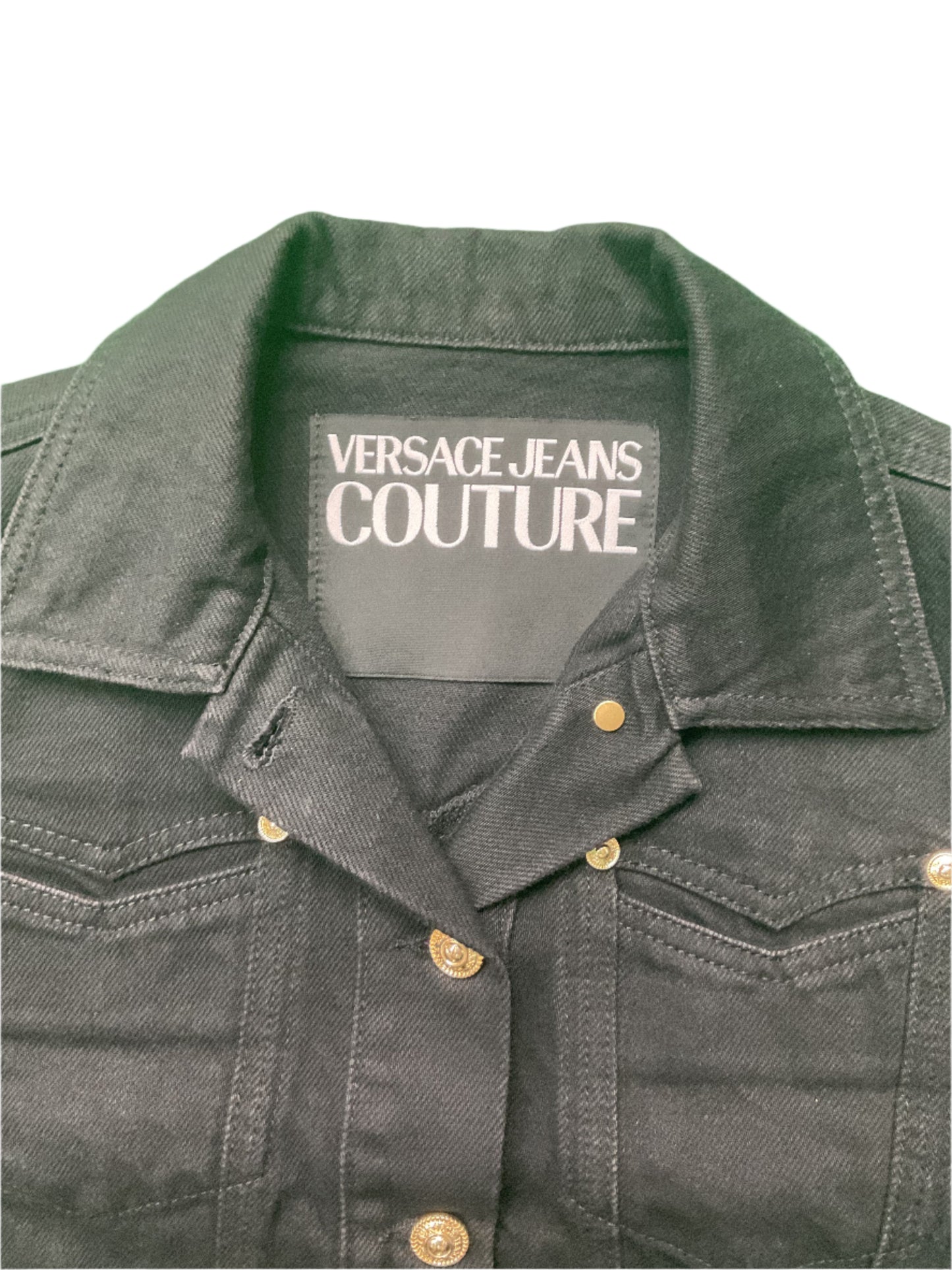 Versace Jeans Couture Denim cropped jacket