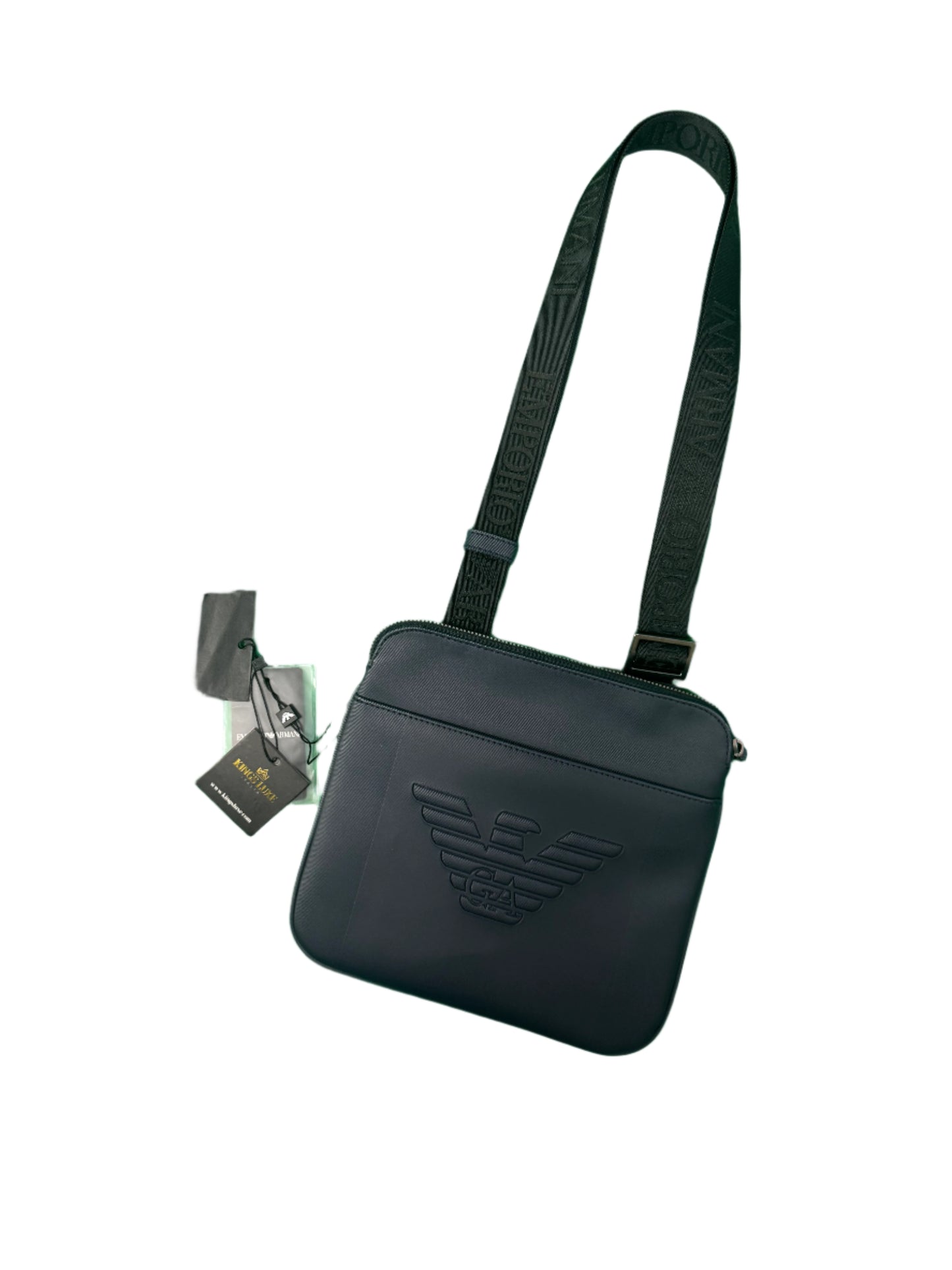 EA7 Armani Large cross body pouch navy