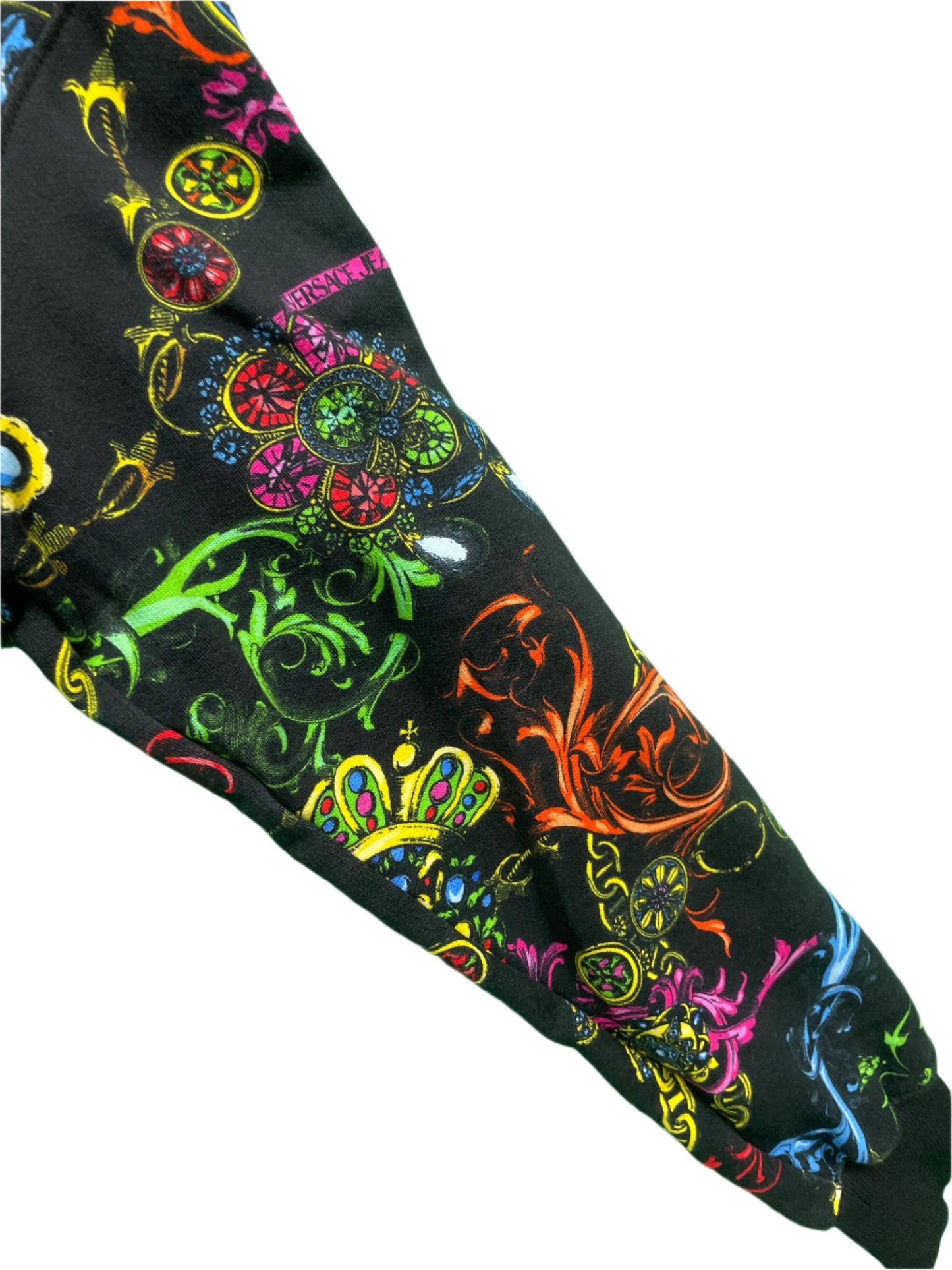 Versace Jeans Couture Baroque Bijoux print hoodie