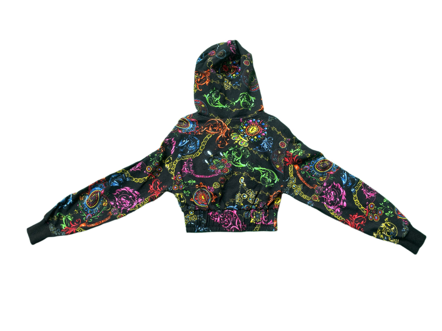 Versace Jeans Couture Baroque Bijoux print hoodie