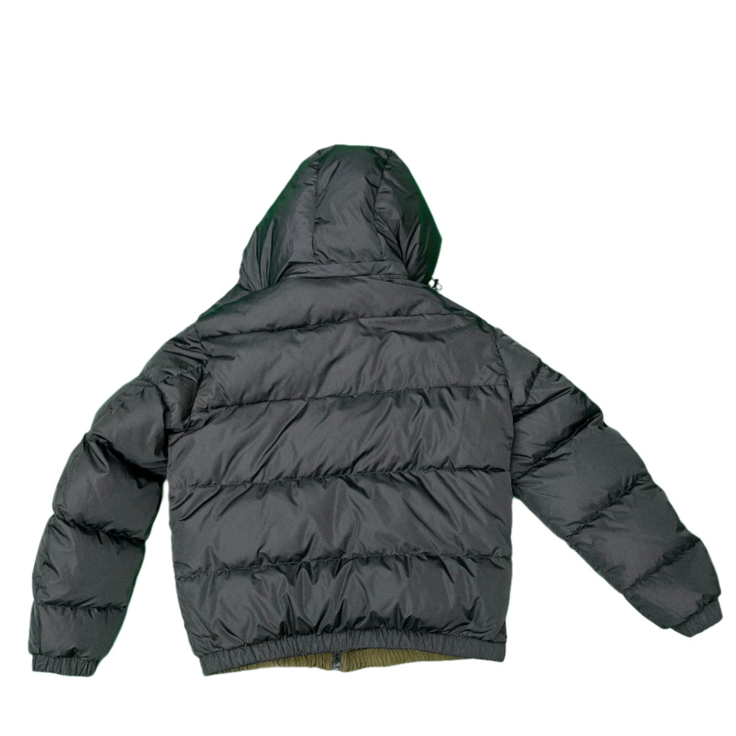 Versace Downjacket/Vestreversible Technical Fabric Black+Khaki