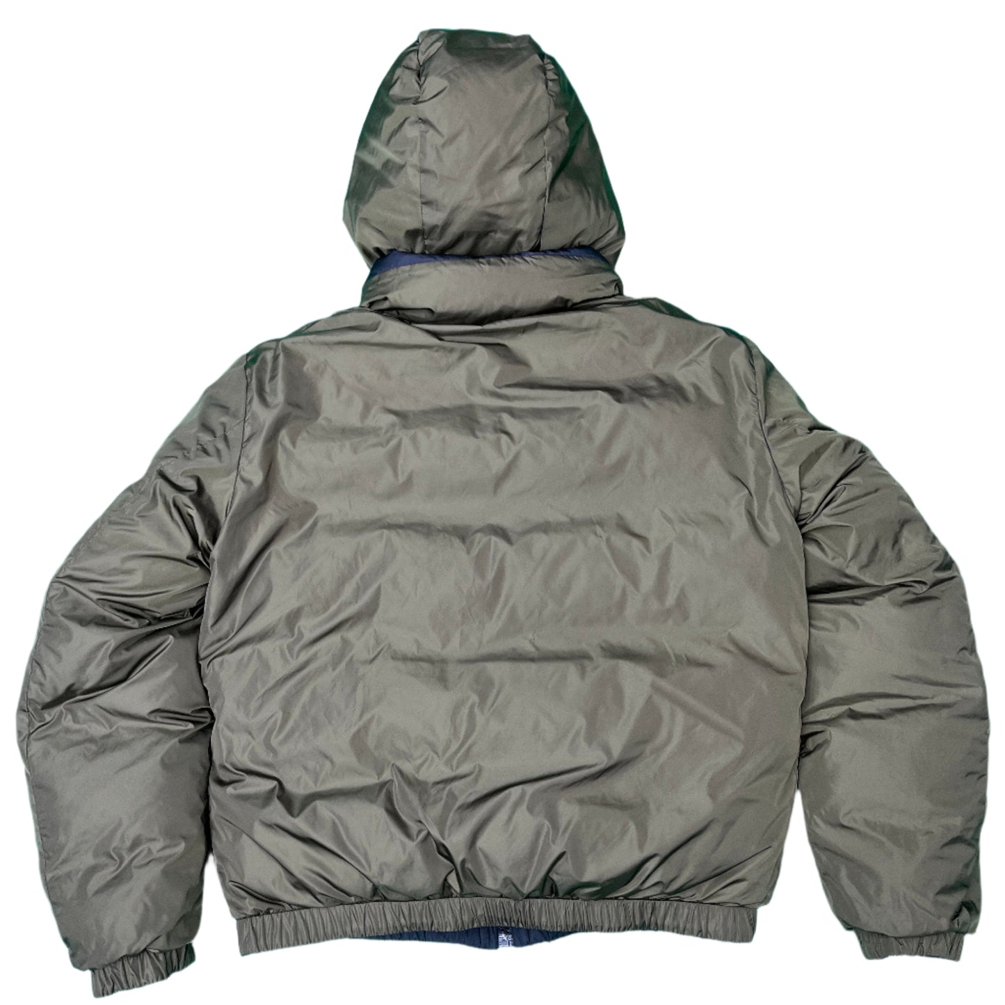 Versace Downjacket/Vestreversible Technical Fabric Black+Khaki