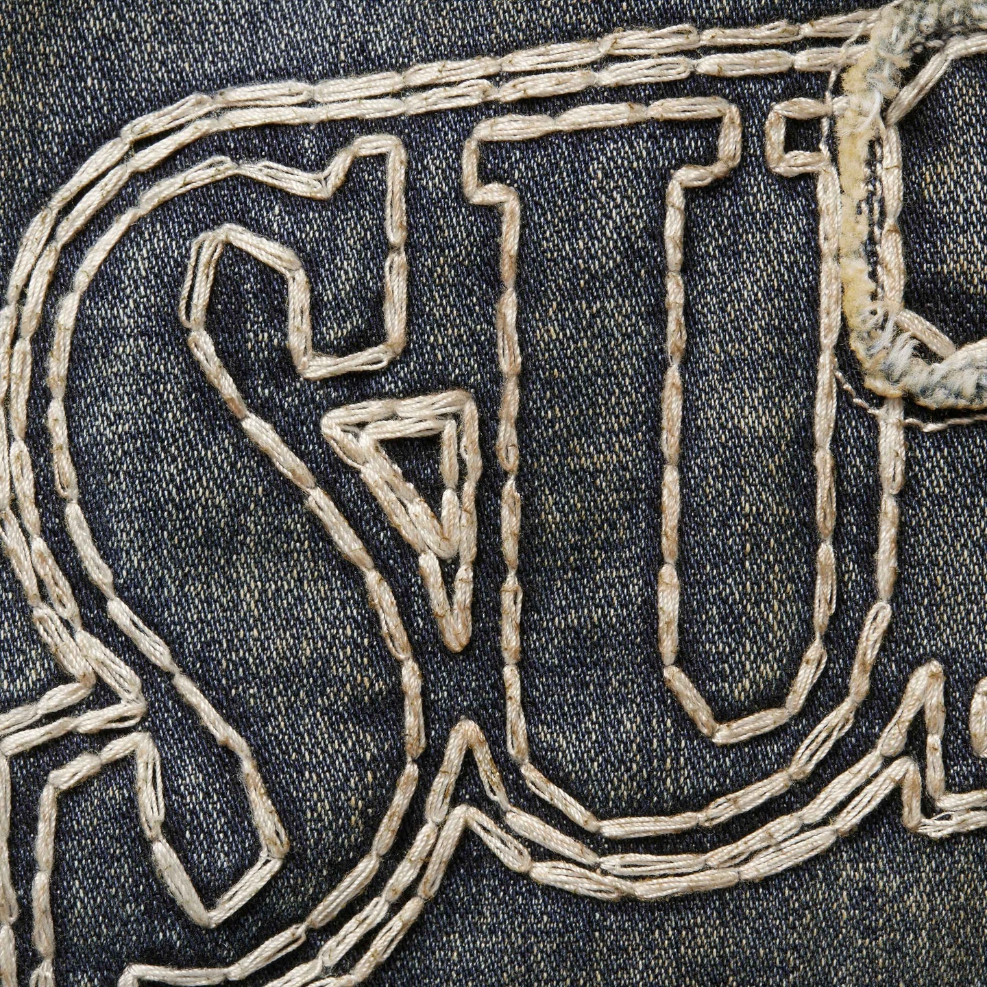 Supreme x True Religion Puffer Jacket 'Dirty Indigo'