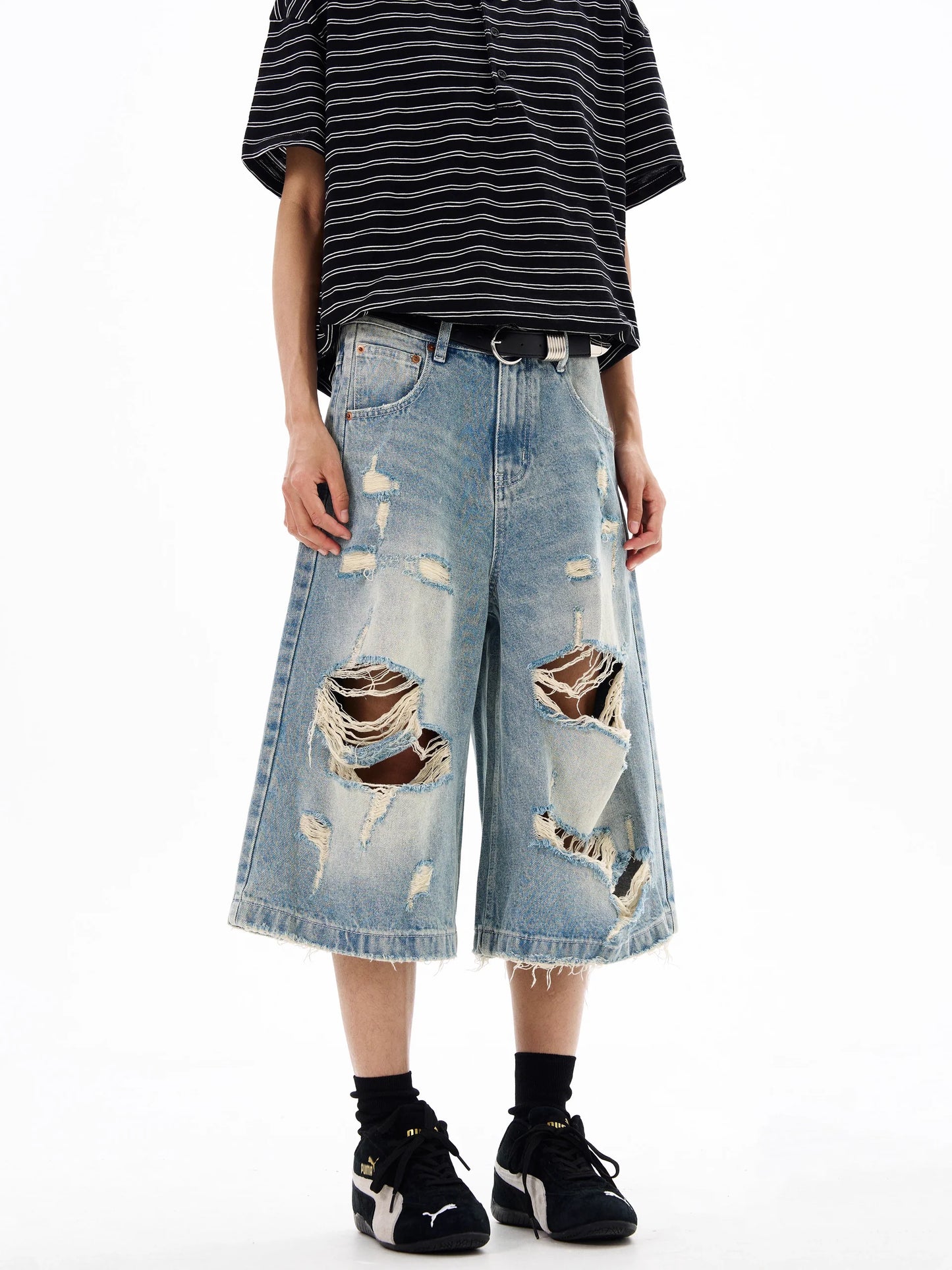 HESNTLS Baggy Jorts - Faded Blue