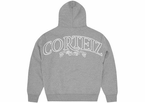 Corteiz Superior Royal Zip Hoodie Heather Grey