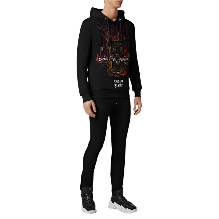 Philipp Plein Sweatshirt Graffiti Hoodie