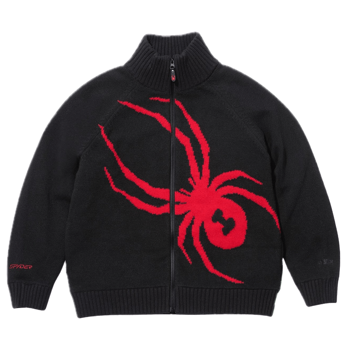 Supreme x Spyder Windstopper Zip Up Sweater Black