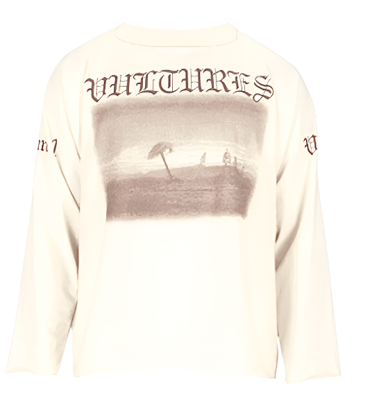 YZY Gosha Vultures Long T 'Cream'