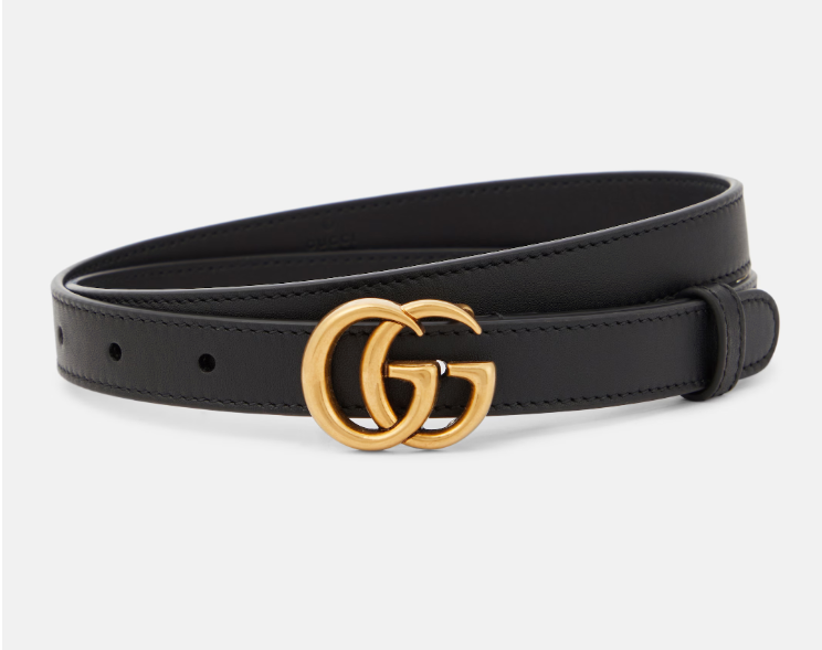 GUCCI GG Leather Belt