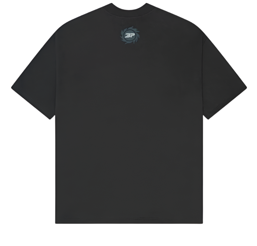 Broken Planet Falling Stars T-Shirt 'Soot Black'