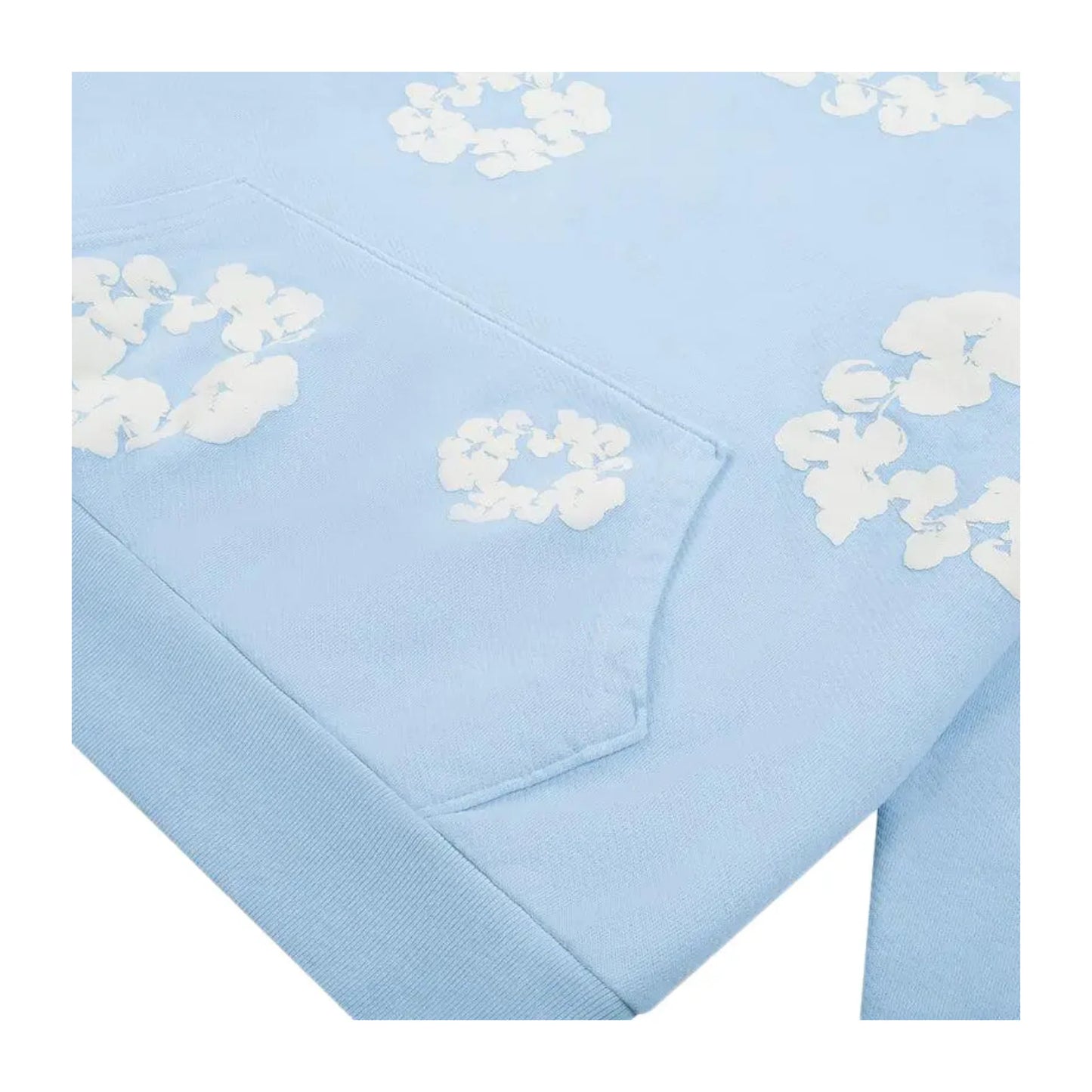 Denim Tears Cotton Wreath Hoodie - POWDER BLUE