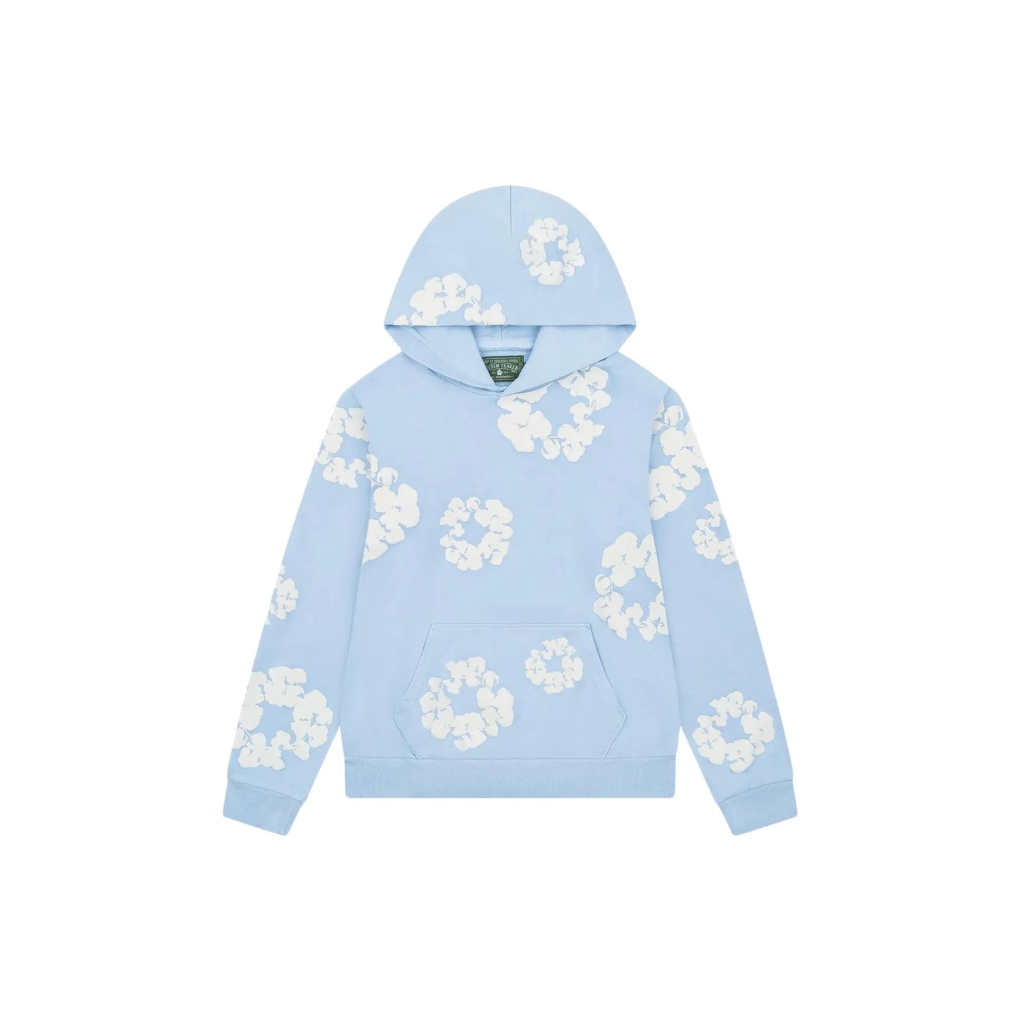 Denim Tears Cotton Wreath Hoodie - POWDER BLUE