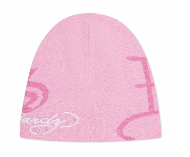 Trapstar x Ed Hardy Beanie Pink