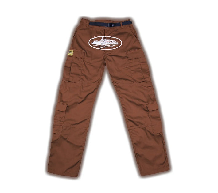 Corteiz Guerillaz Cargo Pants – Brown