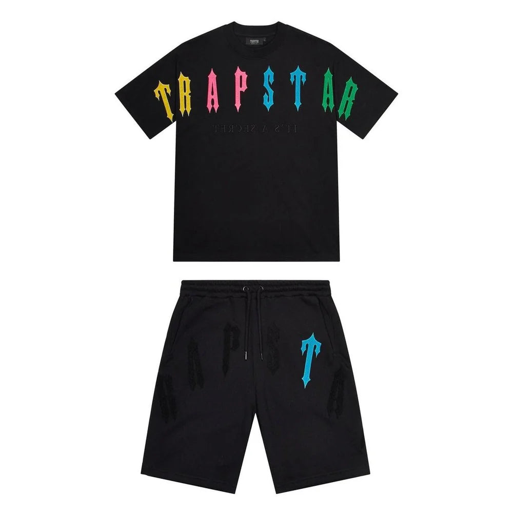 Trapstar Irongate Arch 2.0 T-Shirt - Black / Candy