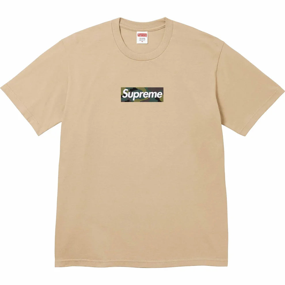 supreme camo logo tee