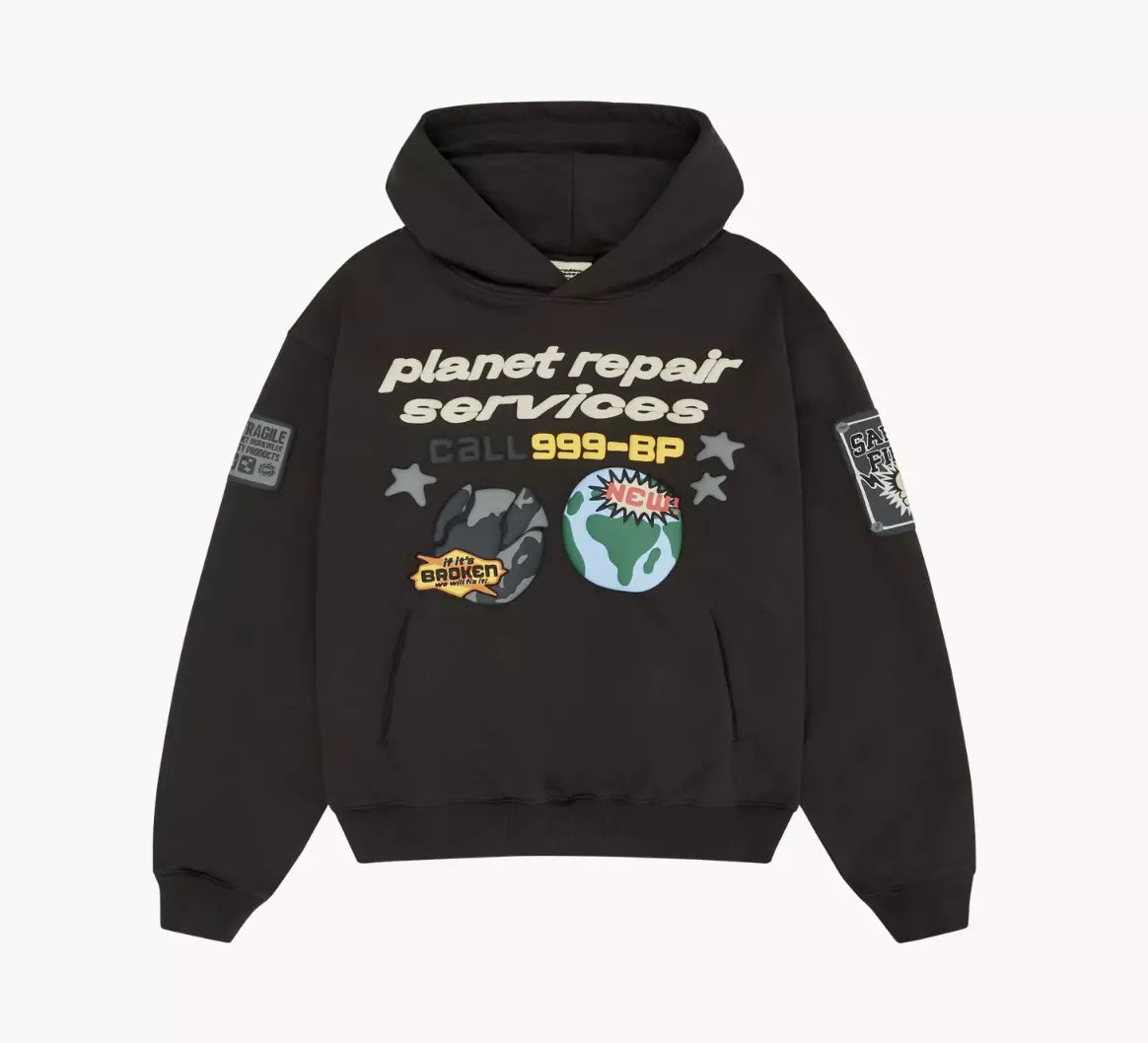 Broken Planet repair service hoodie