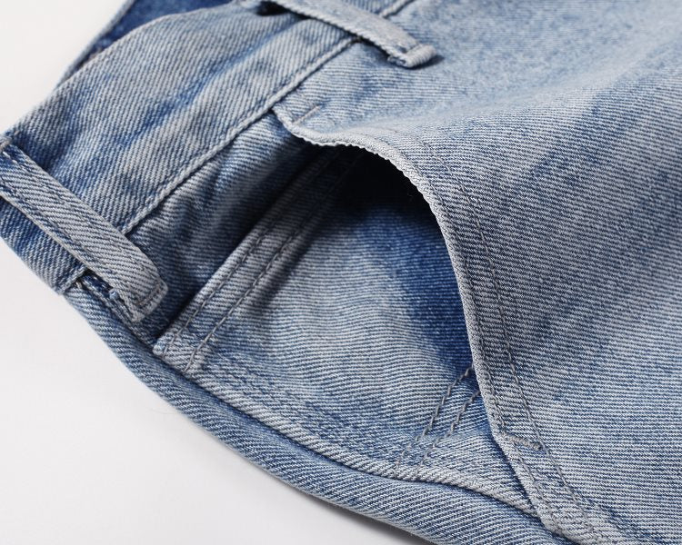 HESNTLS Denim Shorts - Pale Indigo
