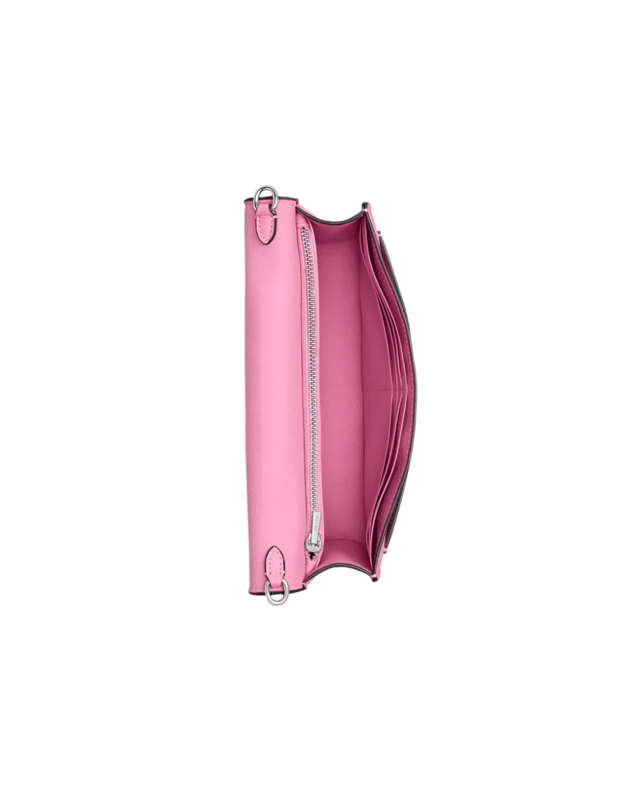 Coach Tabby Leather Chain Crossbody Bag Pink