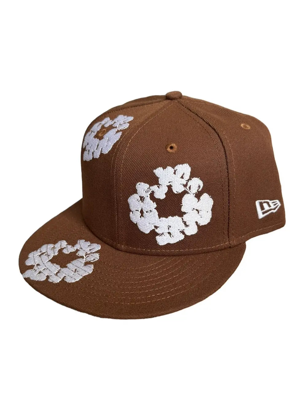 Denim Tears New Era Wreath Cap Brown