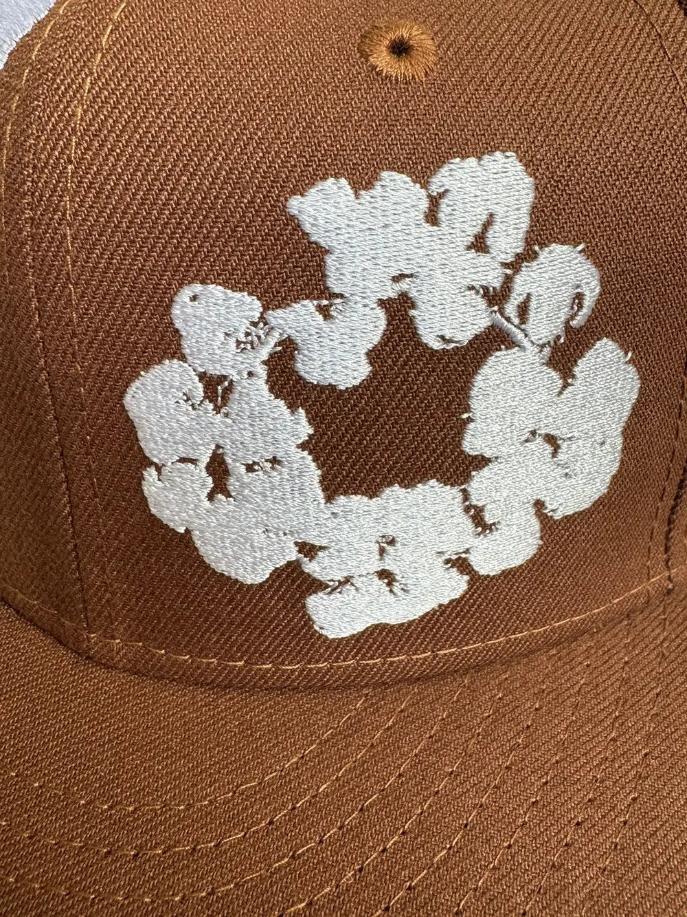Denim Tears New Era Wreath Cap Brown