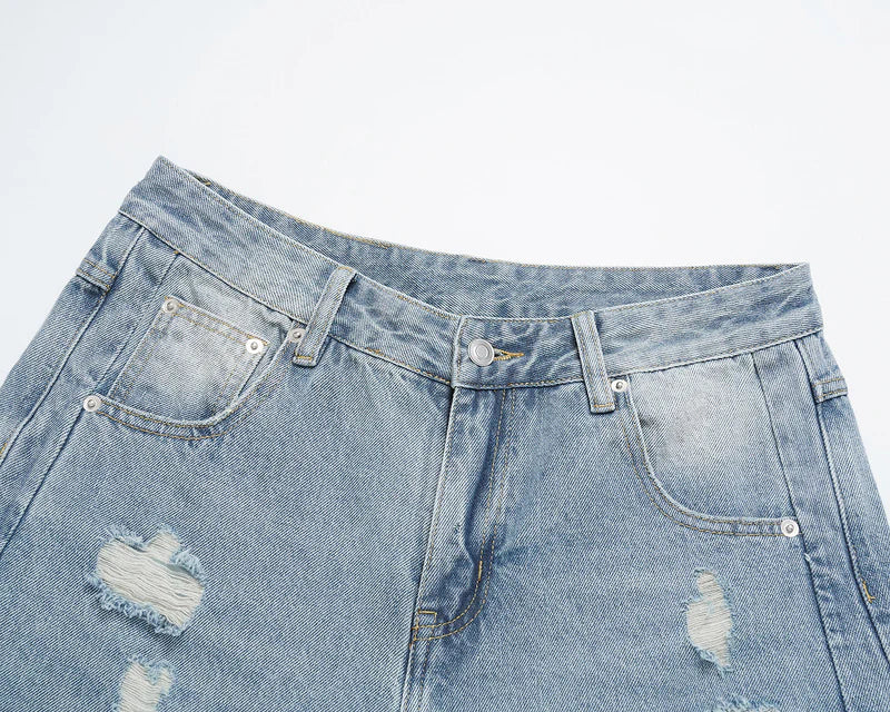 HESNTLS Baggy Jorts - Faded Blue