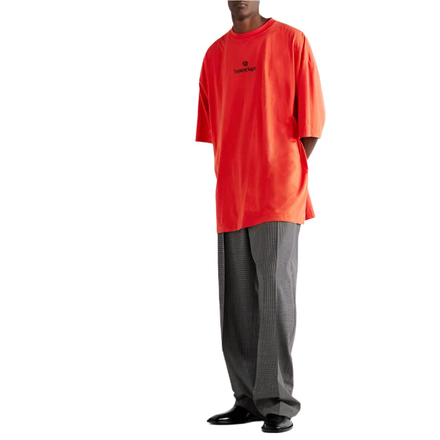 Balenciaga Sponsor Logo Embroidered T-shirt