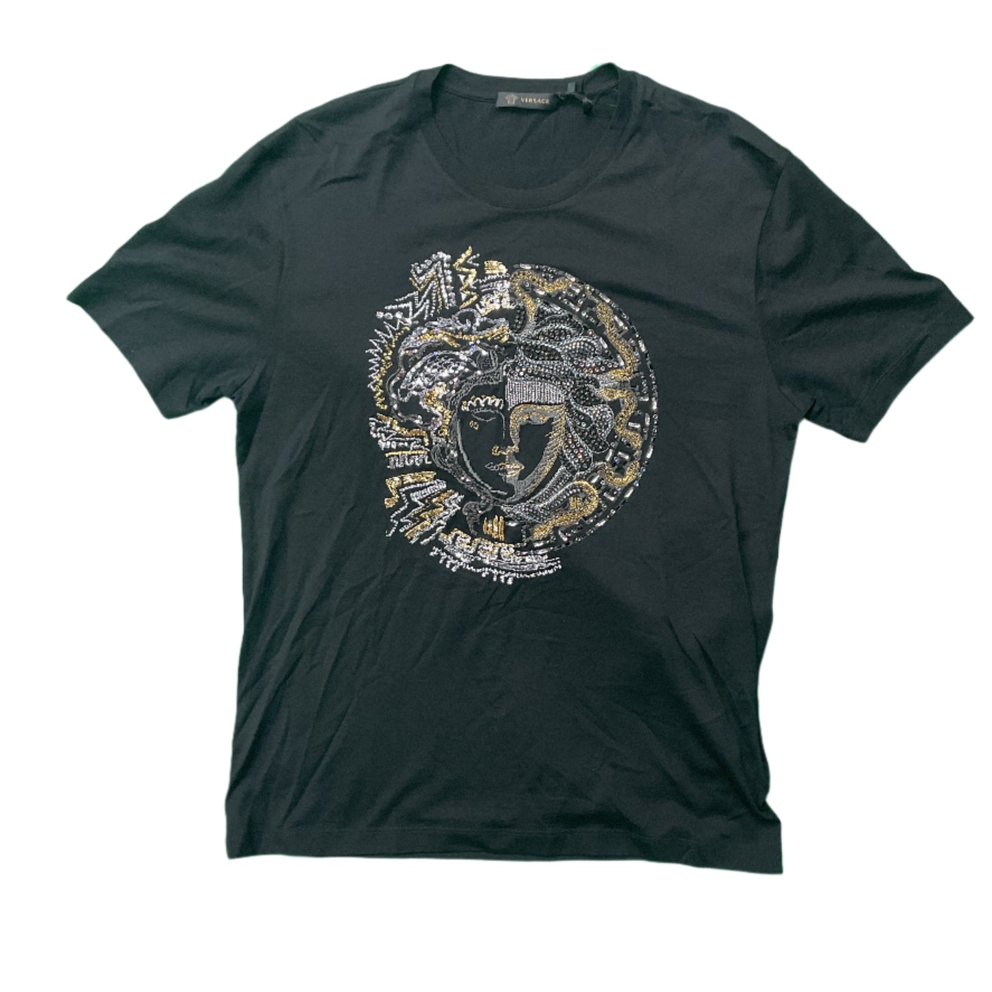 Versace gem gold logo T-shirt