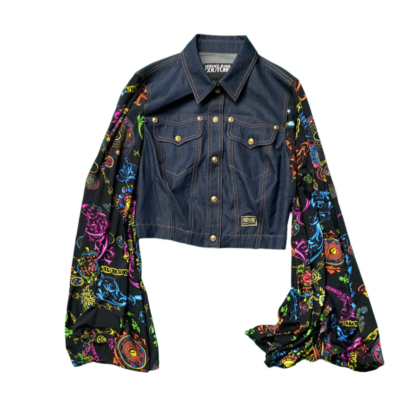 Versace jeans jacket colourful