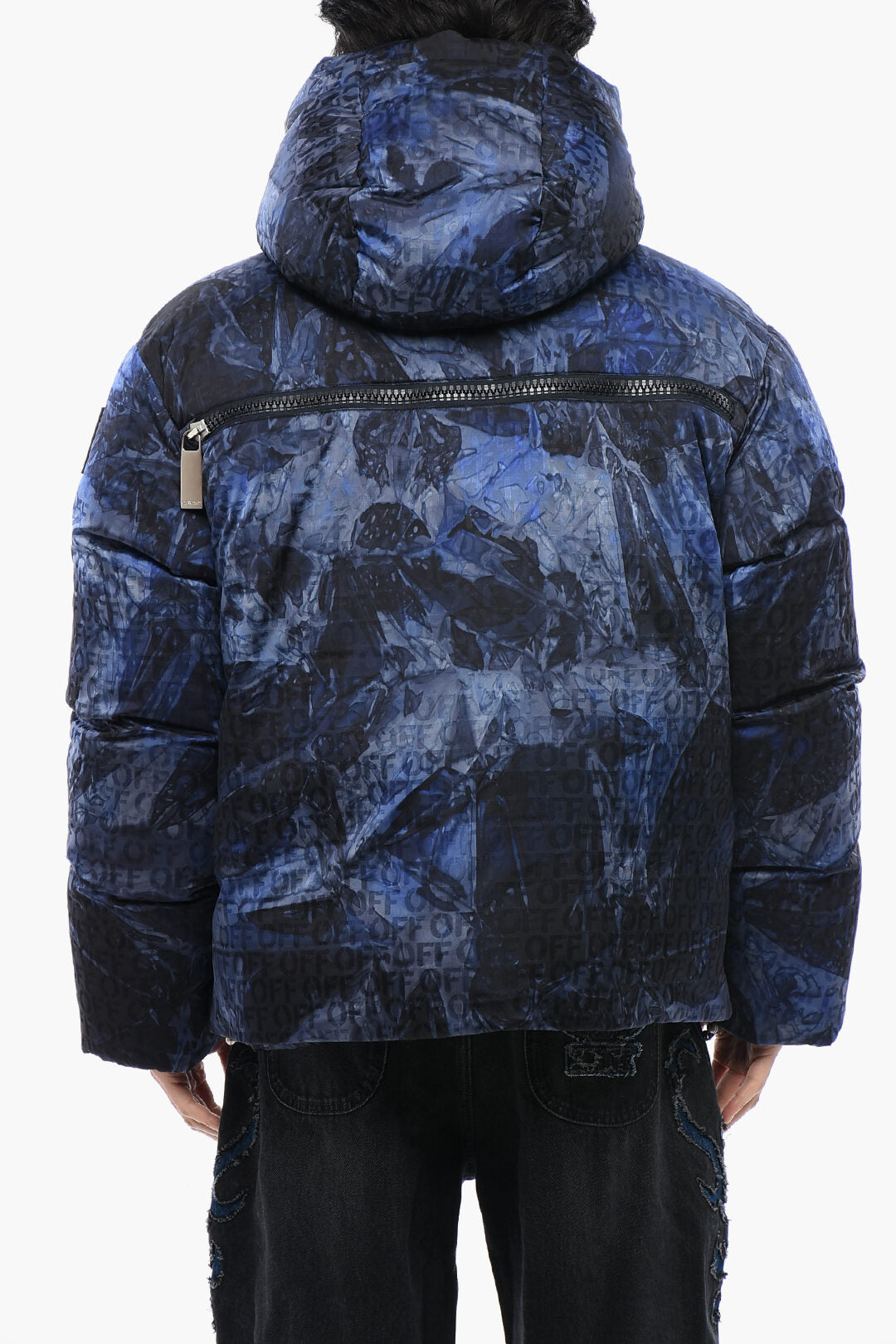 Off White Jacq Zip Puffer sn34