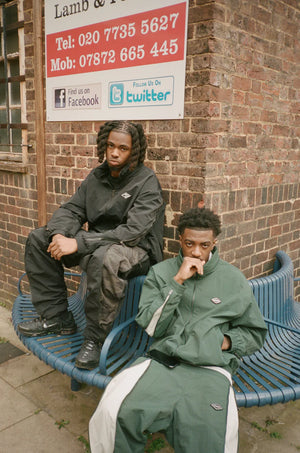 Unknown London Black Out Track Pants