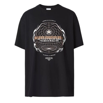 Burberry Black Globe T-Shirt