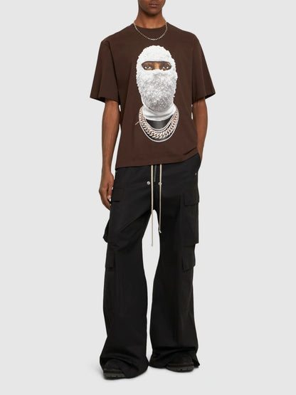 Ih Nom Uh Nit Future Mask Logo Brown T-shirt