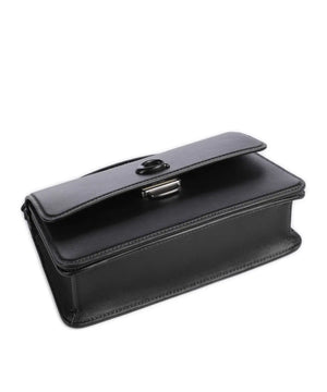 Coach Juno Crossbody Bag Fine Grain Leather 'Black'