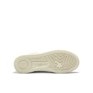 BAPE A Bathing Ape Bape Sta 'Beige' Calf Hair Sneakers