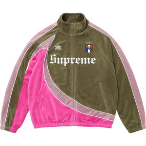 Supreme/Umbro Velour Track Jacket ‘Olive’