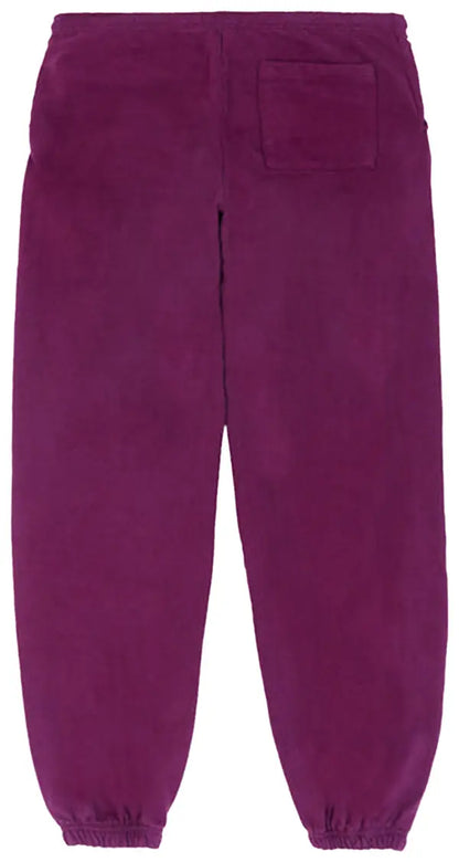 Sp5der Nocturnal Highway Sweatpant 'Burgundy'