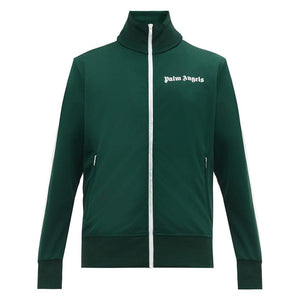 Palm Angels Taped Track Jacket 'Dark Green'