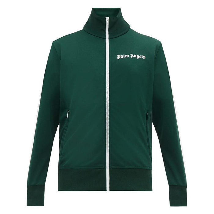 Palm Angels Taped Track Jacket 'Dark Green'