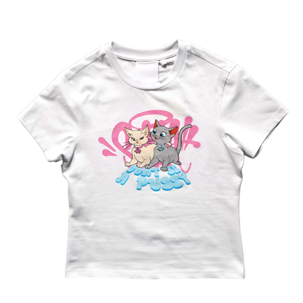 Syna World 'Don't Be A Pussy' White Tee