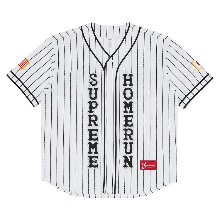 Supreme Homerun Baseball Jersey Stripe