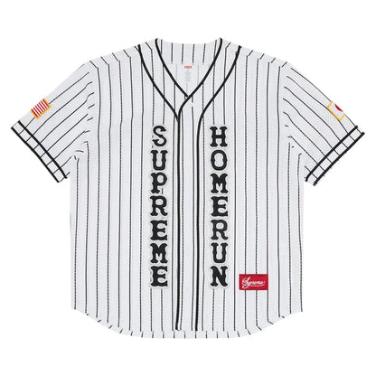 Supreme Homerun Baseball Jersey Stripe