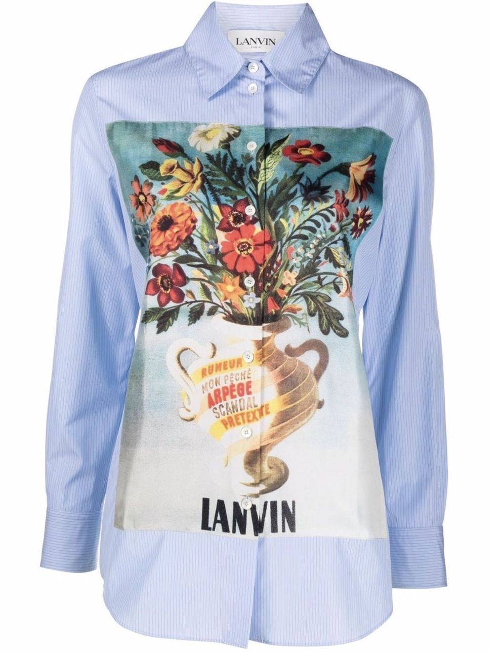 Lanvin Chemise Shirt In Blue