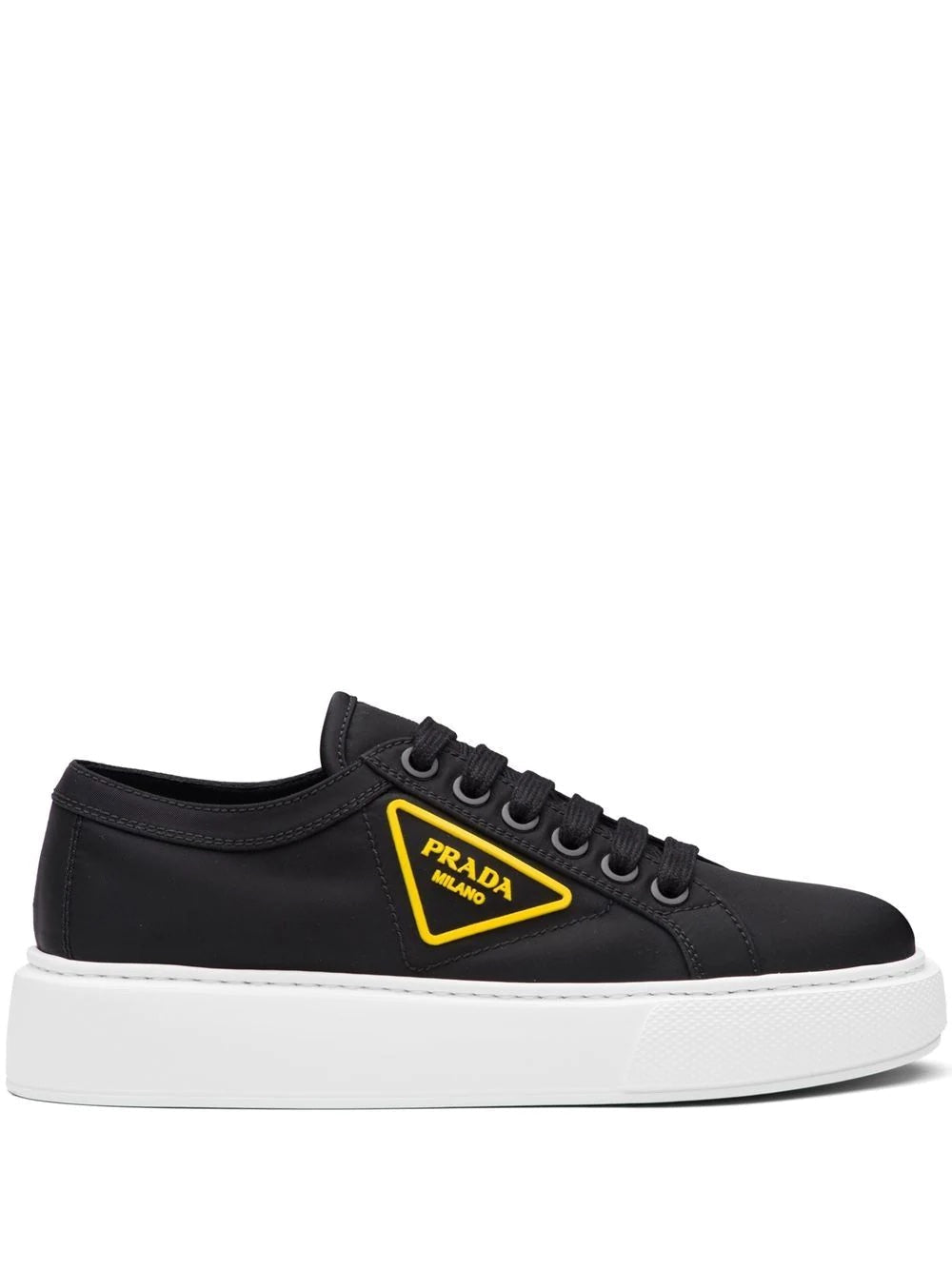 Prada Nylon Gabardine Wheel Low-Top