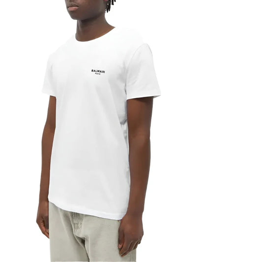 Balmain Flock Small Logo T-shirt