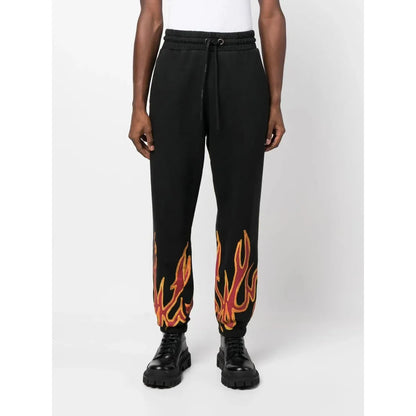 Palm Angels flame-detail track pants