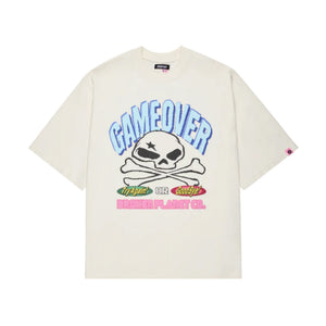 Broken Planet Game Over T-Shirt ‘Vanilla White’