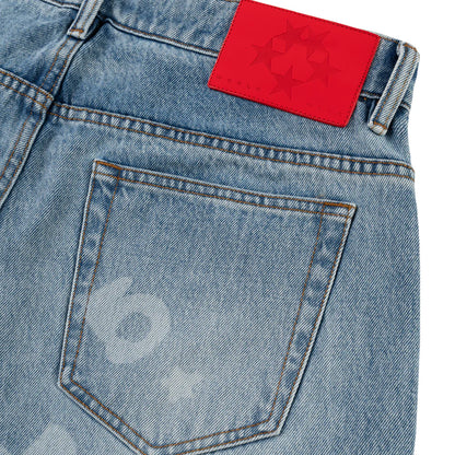 Sp5der Beluga Denim Light Blue Wash